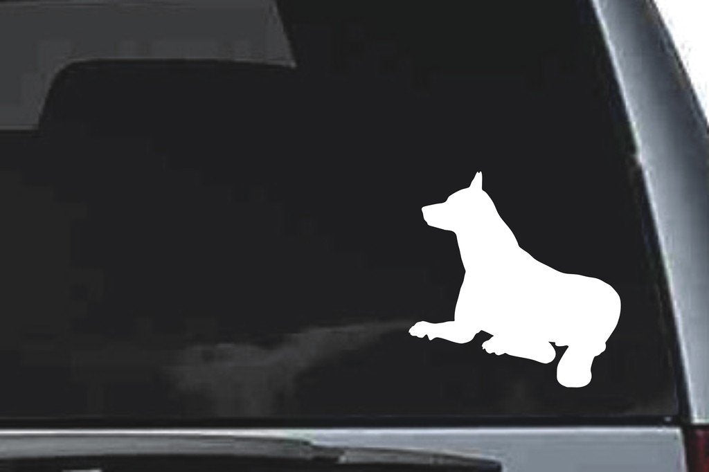 Picniva Wolf Sty10 Vinyl Car Window Decal, Approx 5 in