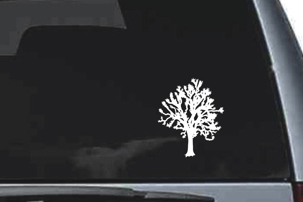 Picniva Tree Sty5 Vinyl Car Window Decal, Approx 5 in