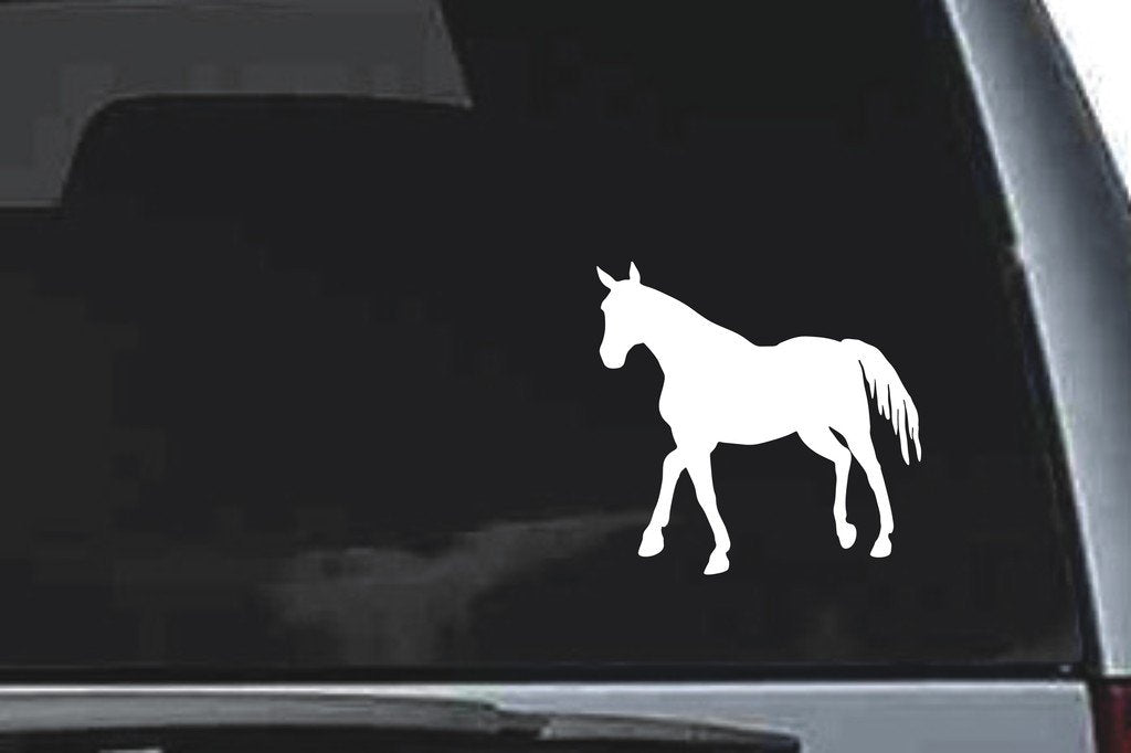 Picniva Horse Sty30a Vinyl Car Window Decal, Approx 5 in