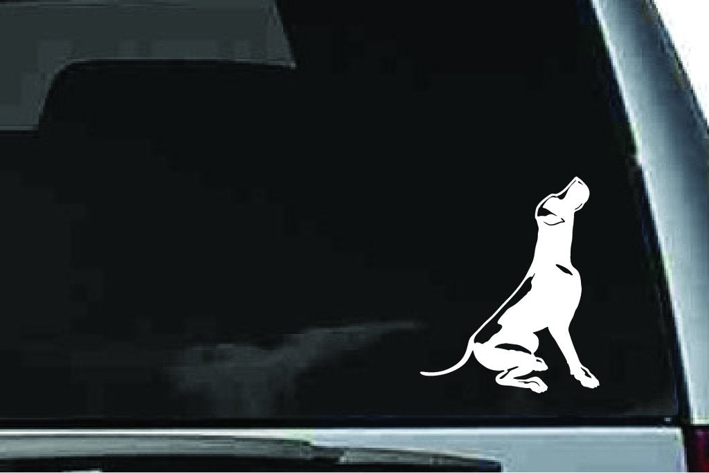 Picniva Great Dane Dog Sty2 Vinyl Car Window Decal, Approx 5 in