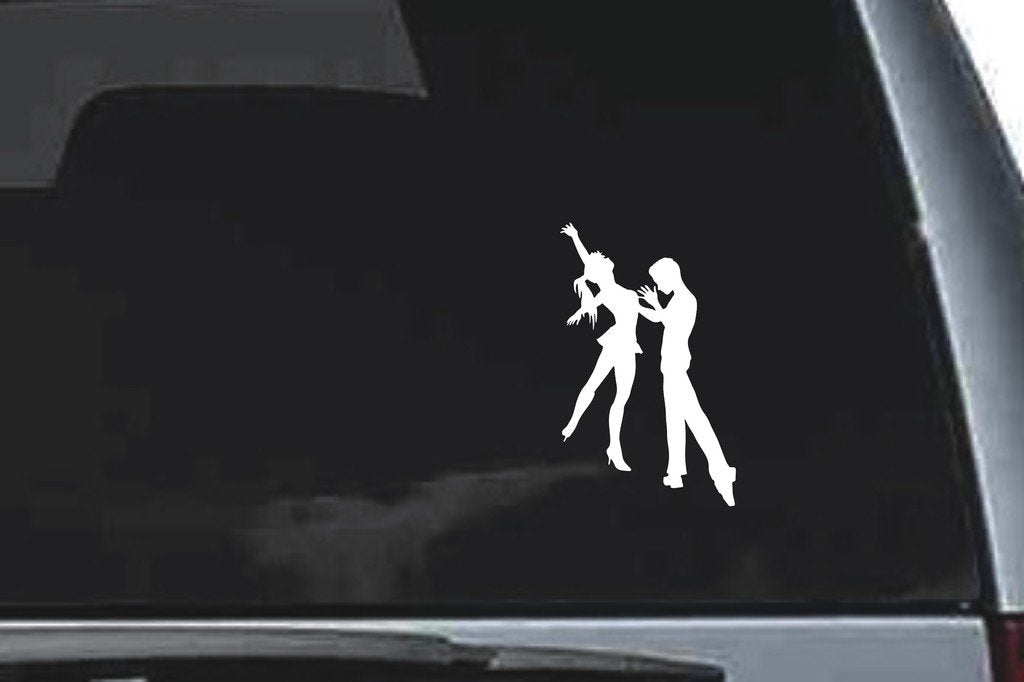 Picniva Dancing Sty46 Vinyl Car Window Decal, Approx 5 in
