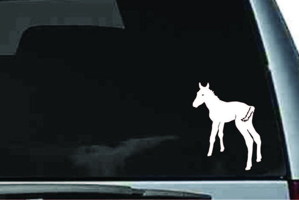 Picniva Horse Sty10 Vinyl Car Window Decal, Approx 5 in