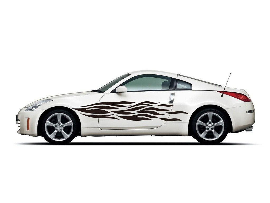 Picniva Style 446 Racing Side Stripe Vinyl Decals, 10 x 59 in, 2 Pc