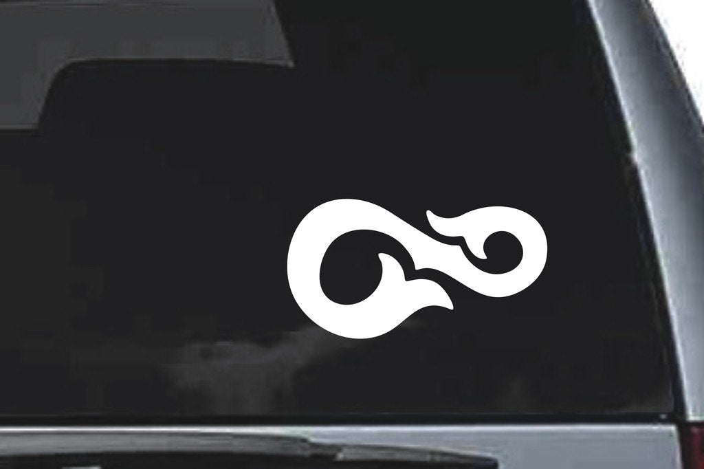 Picniva Scroll Sty36 Vinyl Car Window Decal, Approx 5 in