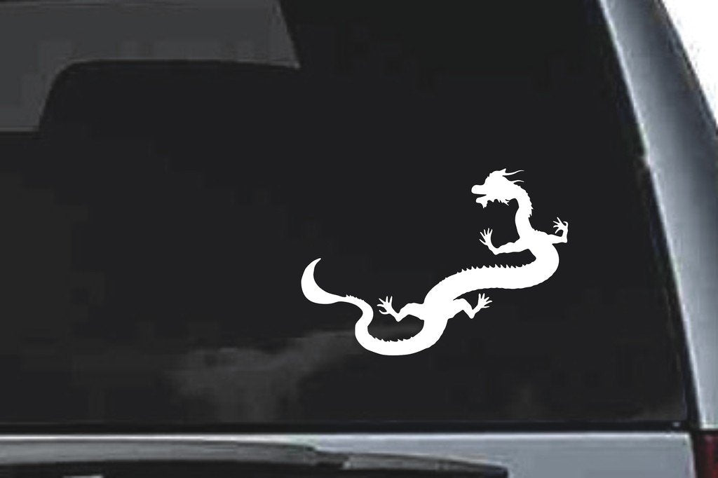 Picniva East Dragon Sty17 Vinyl Car Window Decal, Approx 5 in