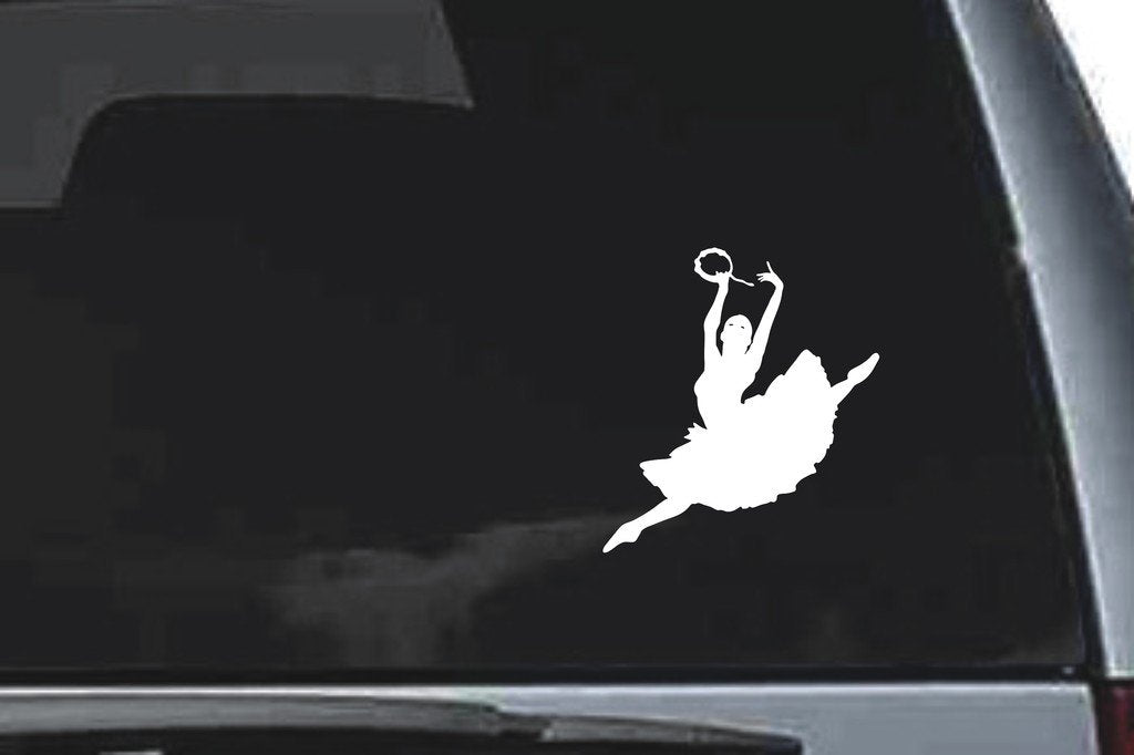 Picniva Dancer Sty01 Vinyl Car Window Decal, Approx 5 in