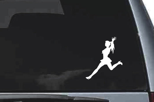 Picniva Girl Sty21 Vinyl Car Window Decal, Approx 5 in