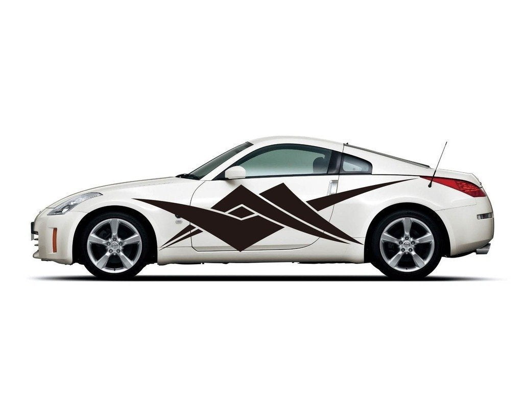 Picniva Style 344 Racing Side Stripe Vinyl Decals, 20 x 68 in, 2 Pc