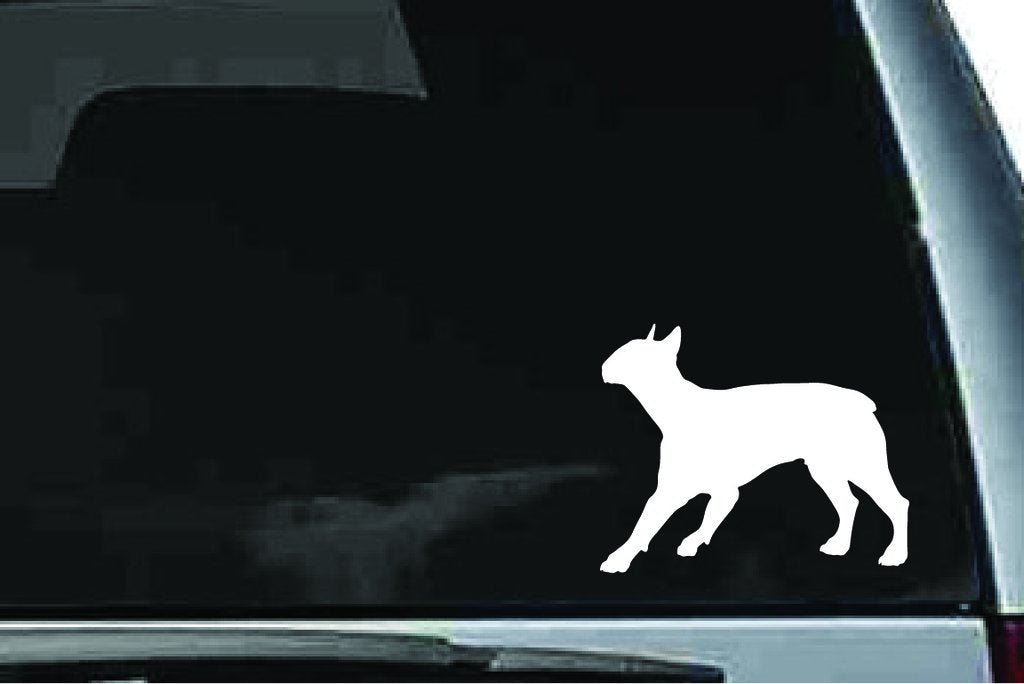 Picniva Bull Terrier Dog Sty14 Vinyl Car Window Decal, Approx 5 in