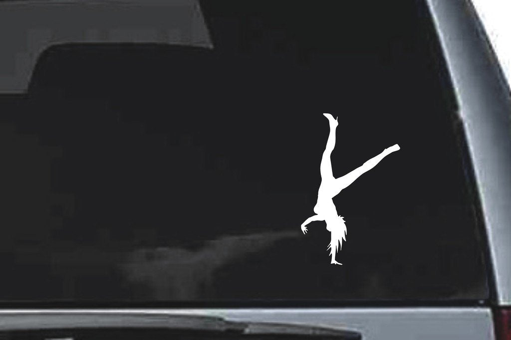 Picniva Girl Sty25 Vinyl Car Window Decal, Approx 5 in