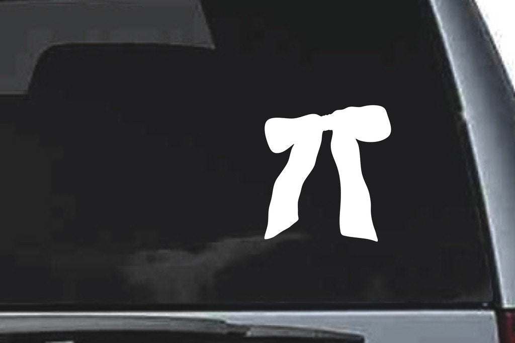 Picniva Ribbon Sty2a Vinyl Car Window Decal, Approx 5 in