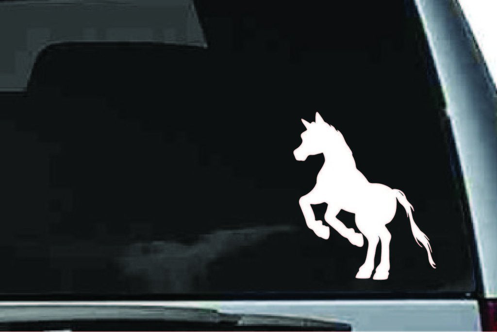 Picniva Pony Sty4a Vinyl Car Window Decal, Approx 5 in