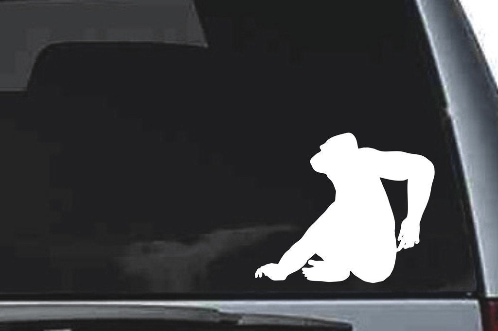 Picniva Gorilla Sty14 Vinyl Car Window Decal, Approx 5 in