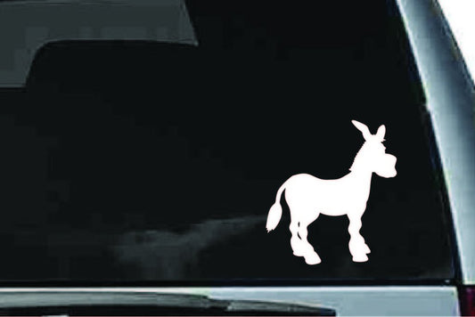 Picniva Donkey Sty6a Vinyl Car Window Decal, Approx 5 in