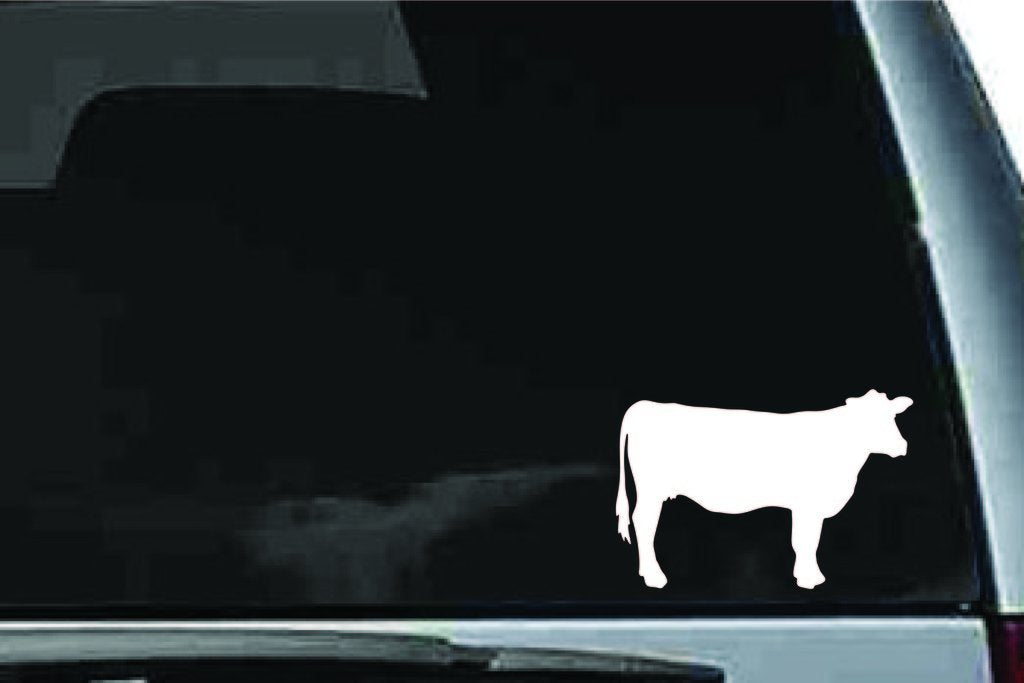 Picniva Cow Sty67 Vinyl Car Window Decal, Approx 5 in