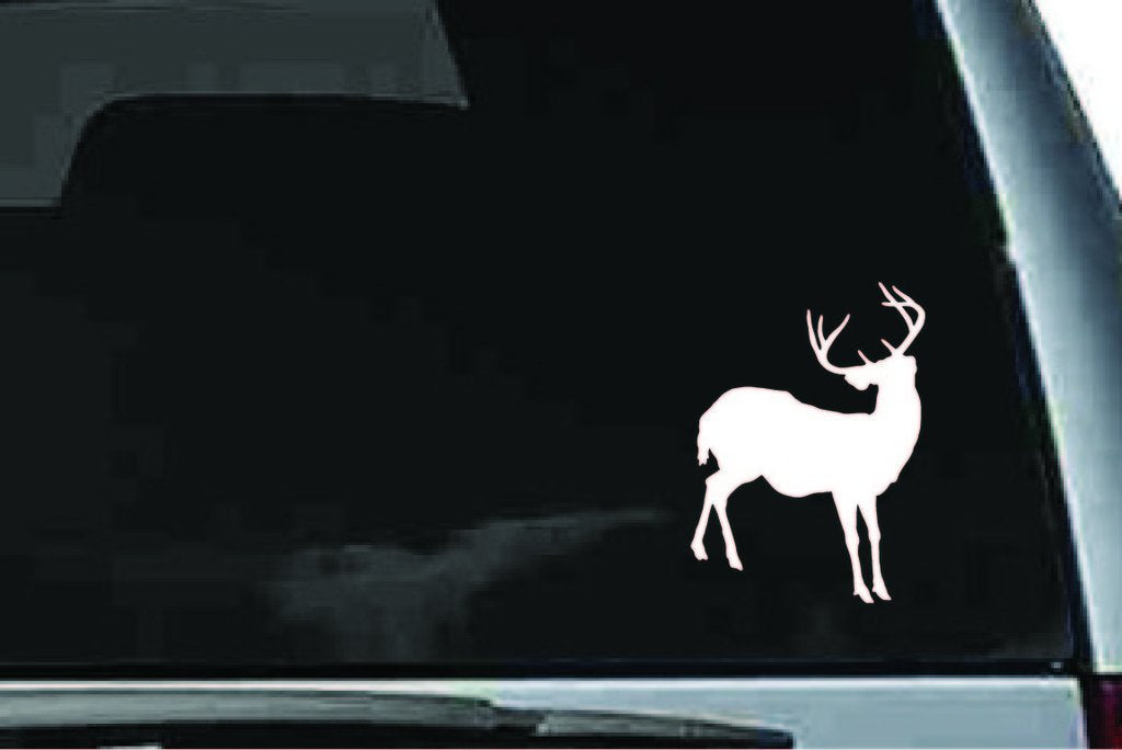 Picniva Buck Sty18 Vinyl Car Window Decal, Approx 5 in