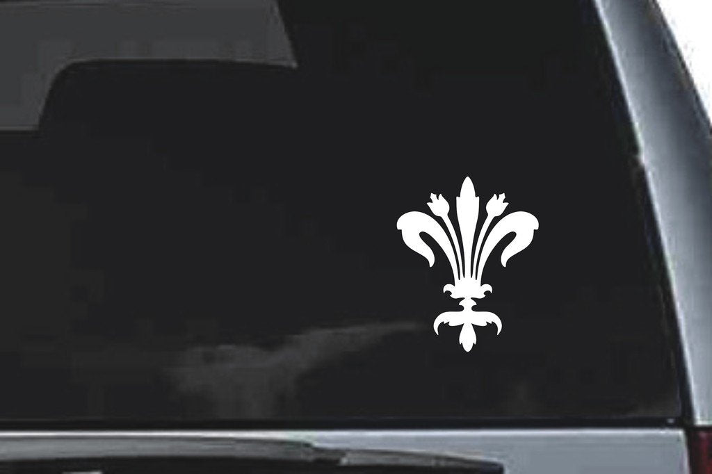 Picniva Scroll Sty48 Vinyl Car Window Decal, Approx 5 in