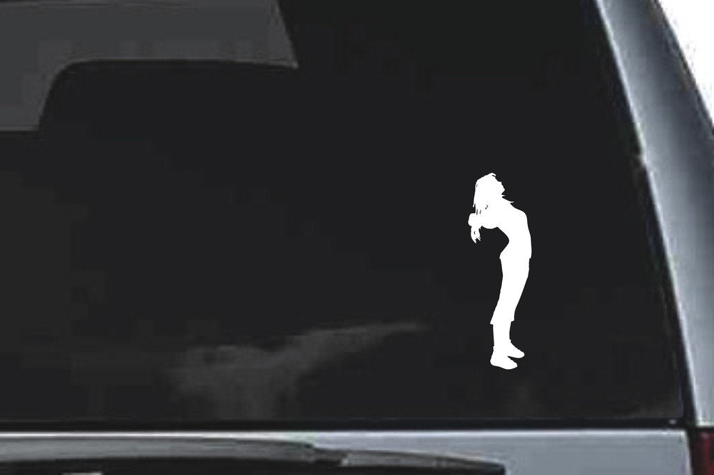 Picniva Standing Sty12 Vinyl Car Window Decal, Approx 5 in