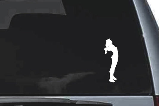 Picniva Standing Sty12 Vinyl Car Window Decal, Approx 5 in