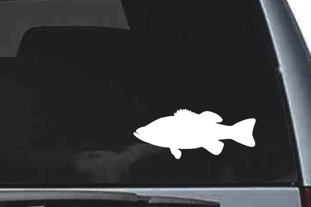 Picniva Fish Sty59 Vinyl Car Window Decal, Approx 5 in