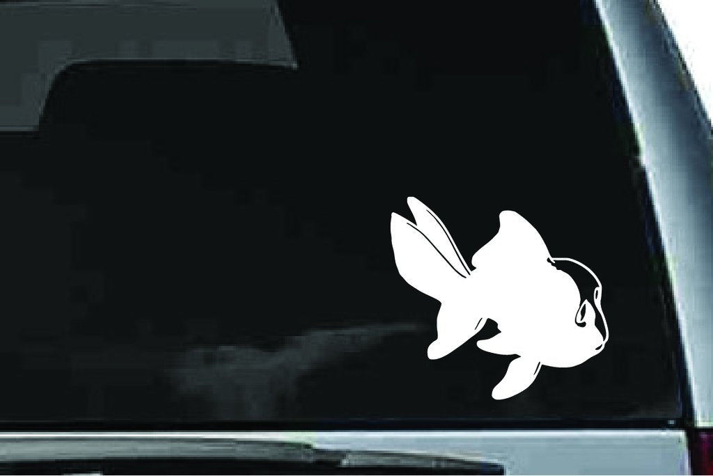 Picniva Goldfish Stysty2 Vinyl Car Window Decal, Approx 5 in