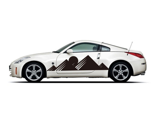 Picniva sty485 Car Body Side Stripes Vinyl Graphics Sticker Decals 2 Pcs