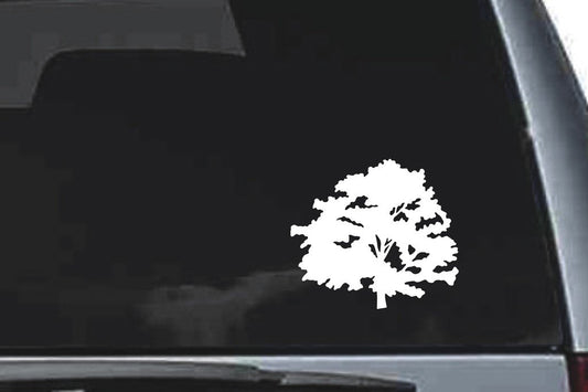 Picniva Tree Sty29 Vinyl Car Window Decal, Approx 5 in