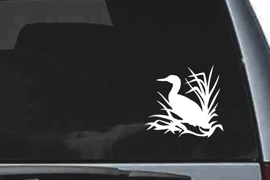 Picniva Loon Sty6 Vinyl Car Window Decal, Approx 5 in