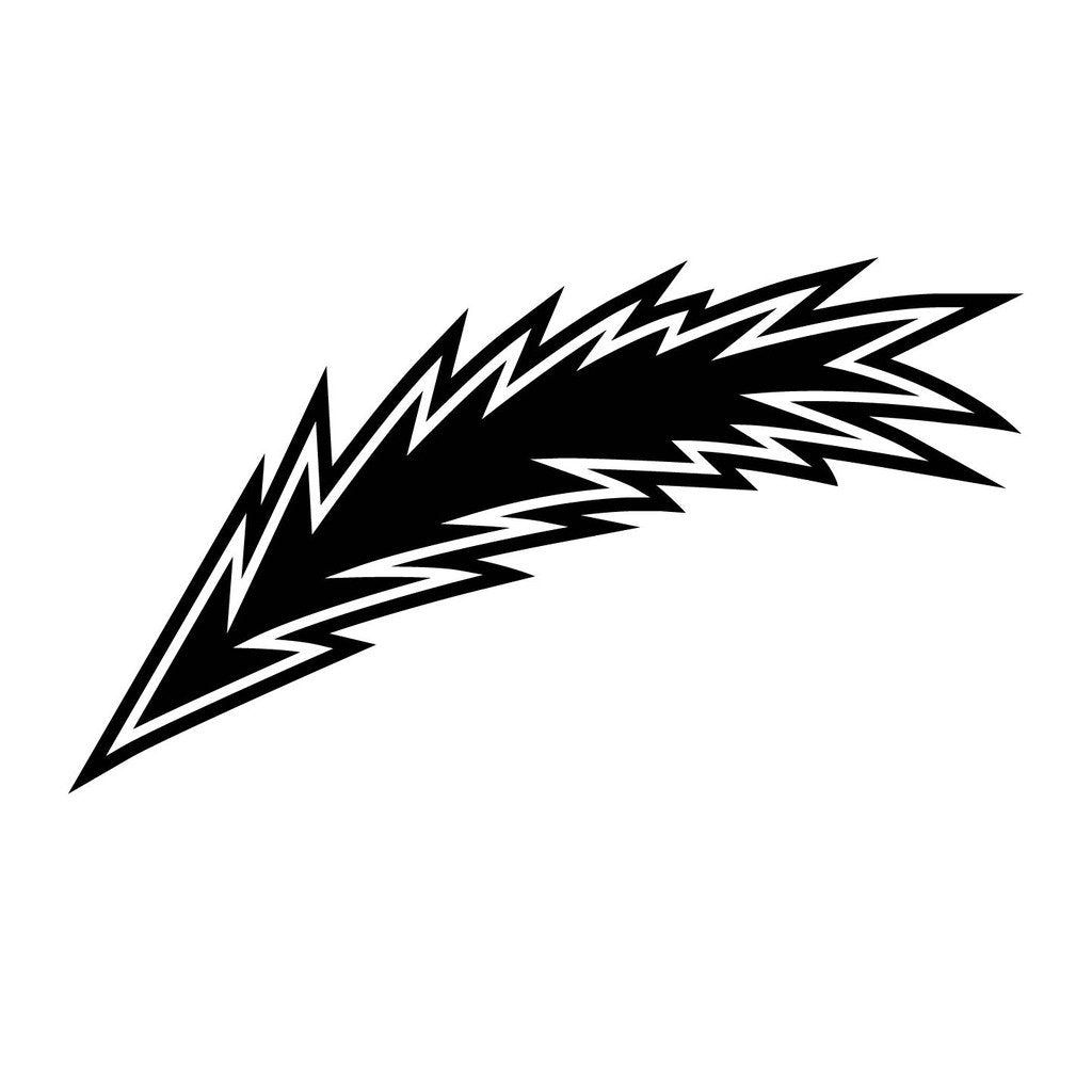 Picniva sty417 Racing Car Body Side Stripes Sticker Decal 2 Pcs