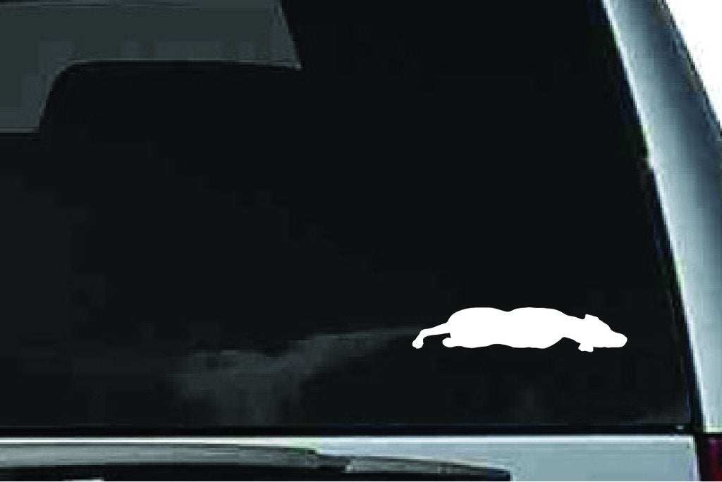 Picniva Hound Dog Sty9 Vinyl Car Window Decal, Approx 5 in