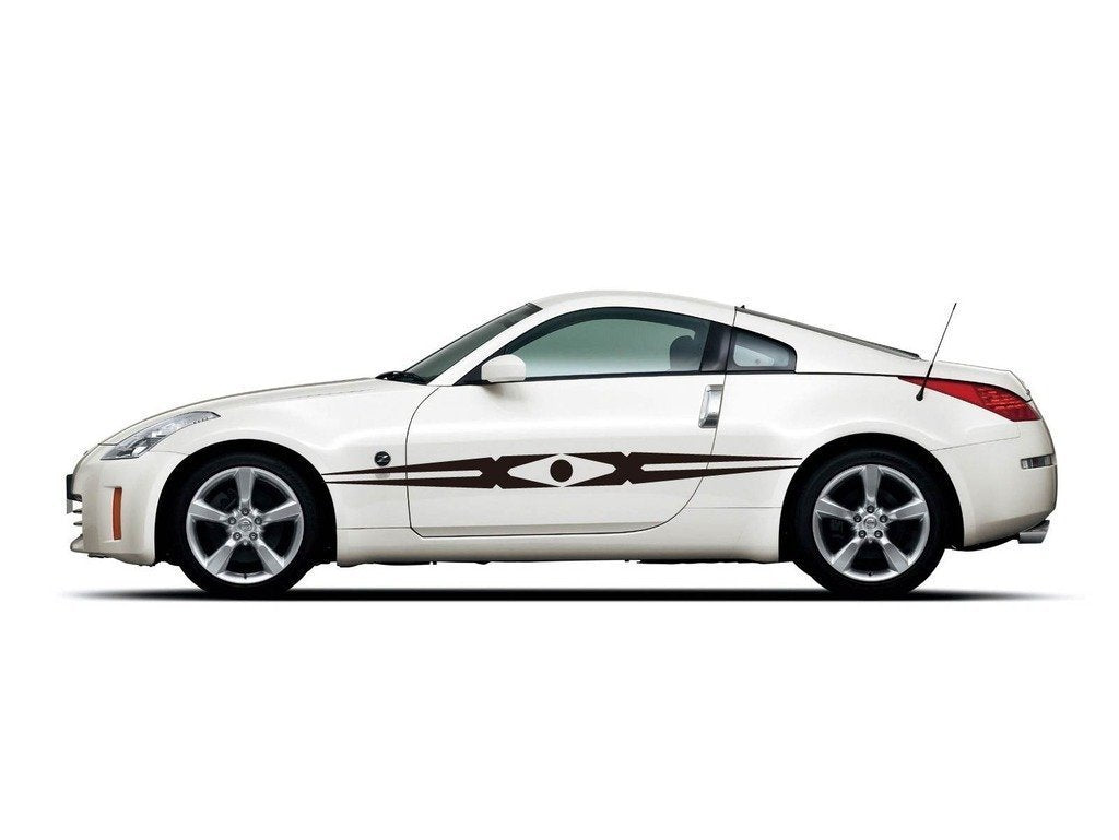 Picniva Style 172 Racing Side Stripe Vinyl Decals, 6 x 88 in, 2 Pc