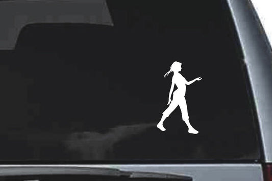 Picniva Standing Sty21 Vinyl Car Window Decal, Approx 5 in