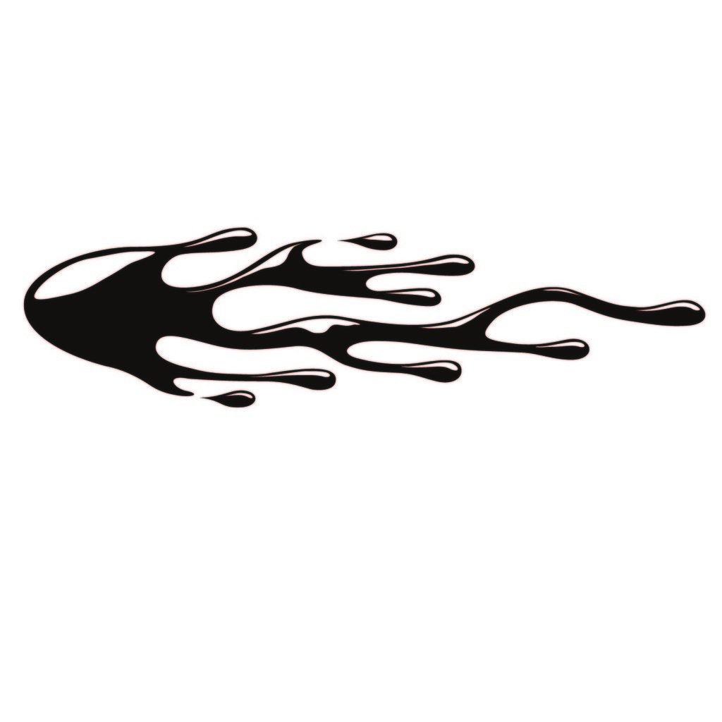 Picniva Style 175 Racing Side Stripe Vinyl Decals, 22 x 85 in, 2 Pc