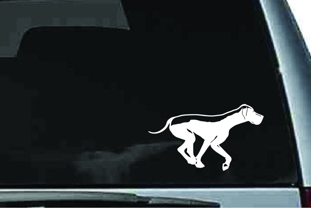 Picniva Great Dane Dog Sty4 Vinyl Car Window Decal, Approx 5 in