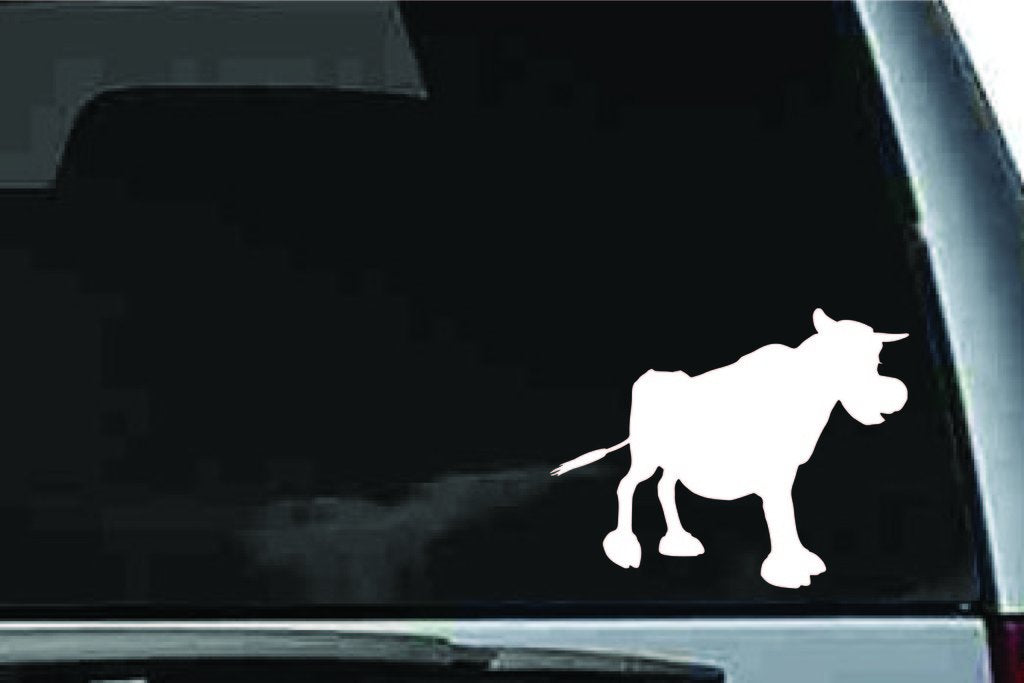 Picniva Bull Sty16a Vinyl Car Window Decal, Approx 5 in