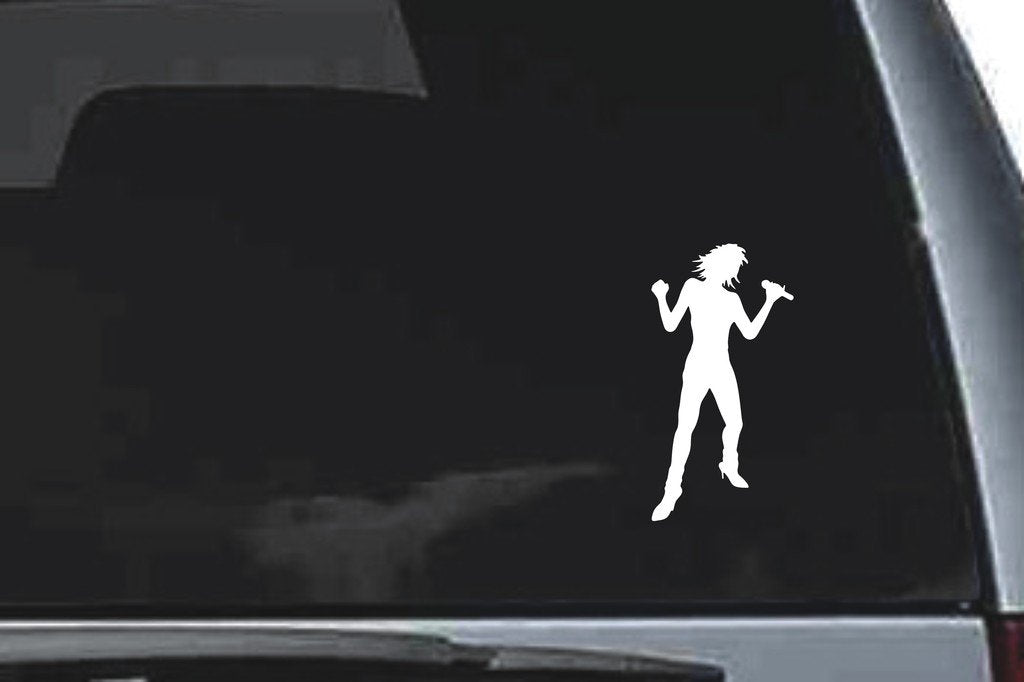 Picniva Singer Sty3 Vinyl Car Window Decal, Approx 5 in