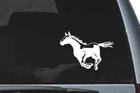 Picniva Horse Sty56 Vinyl Car Window Decal, Approx 5 in