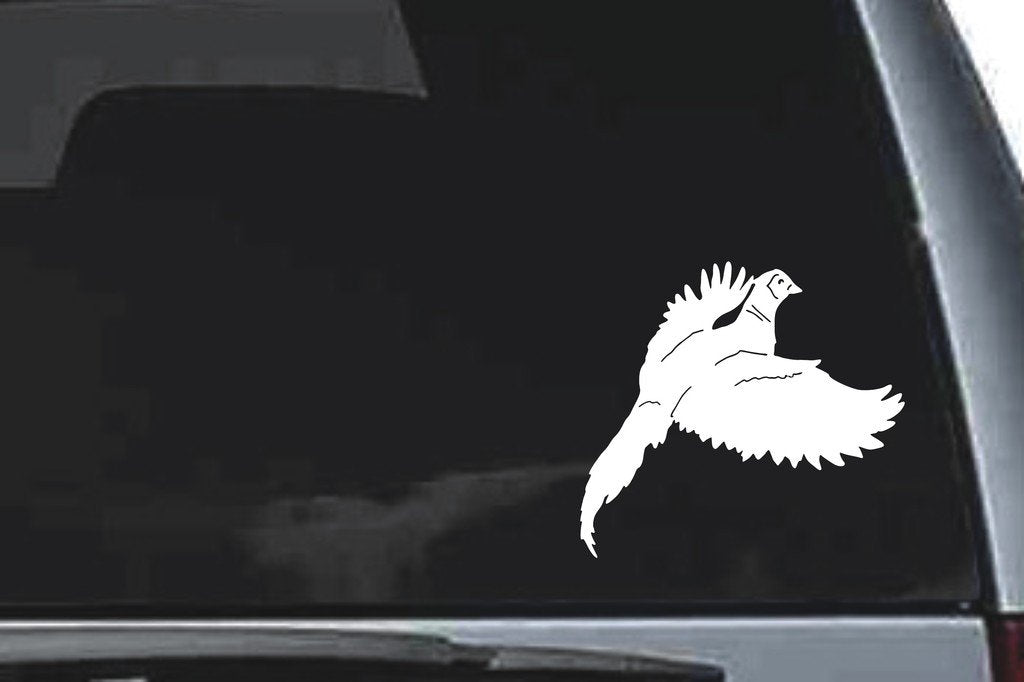 Picniva Pheasant Sty7 Vinyl Car Window Decal, Approx 5 in
