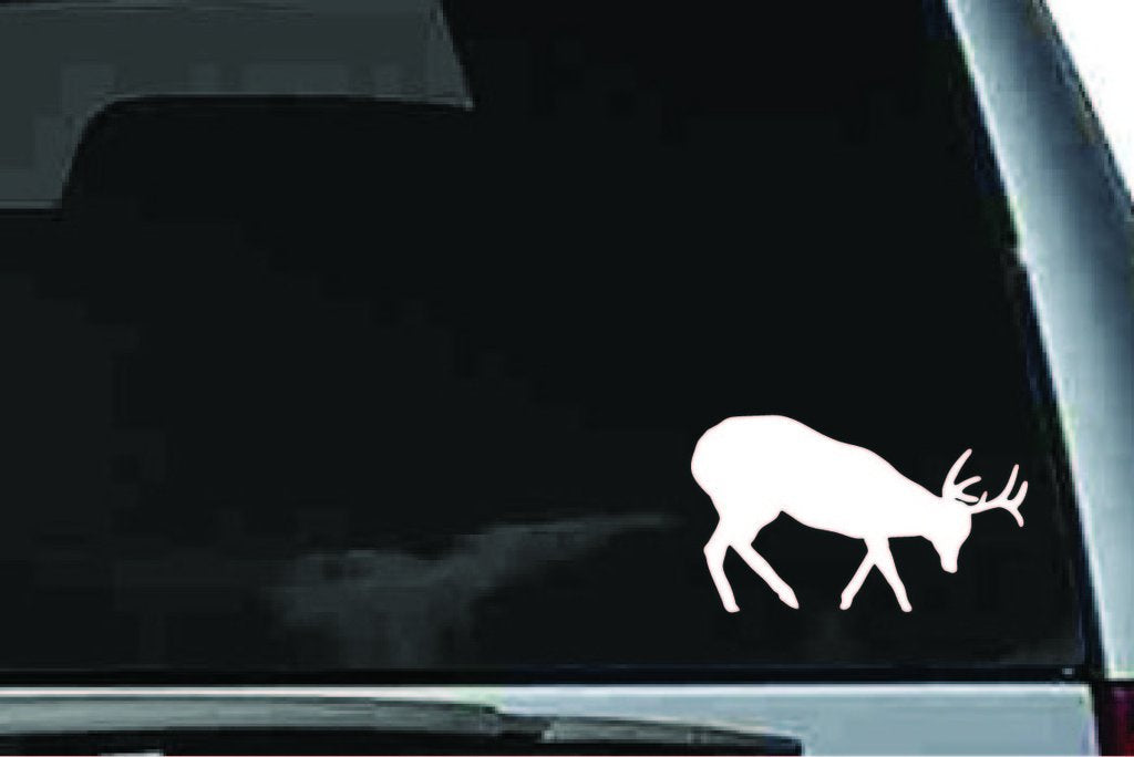 Picniva Buck Sty15 Vinyl Car Window Decal, Approx 5 in