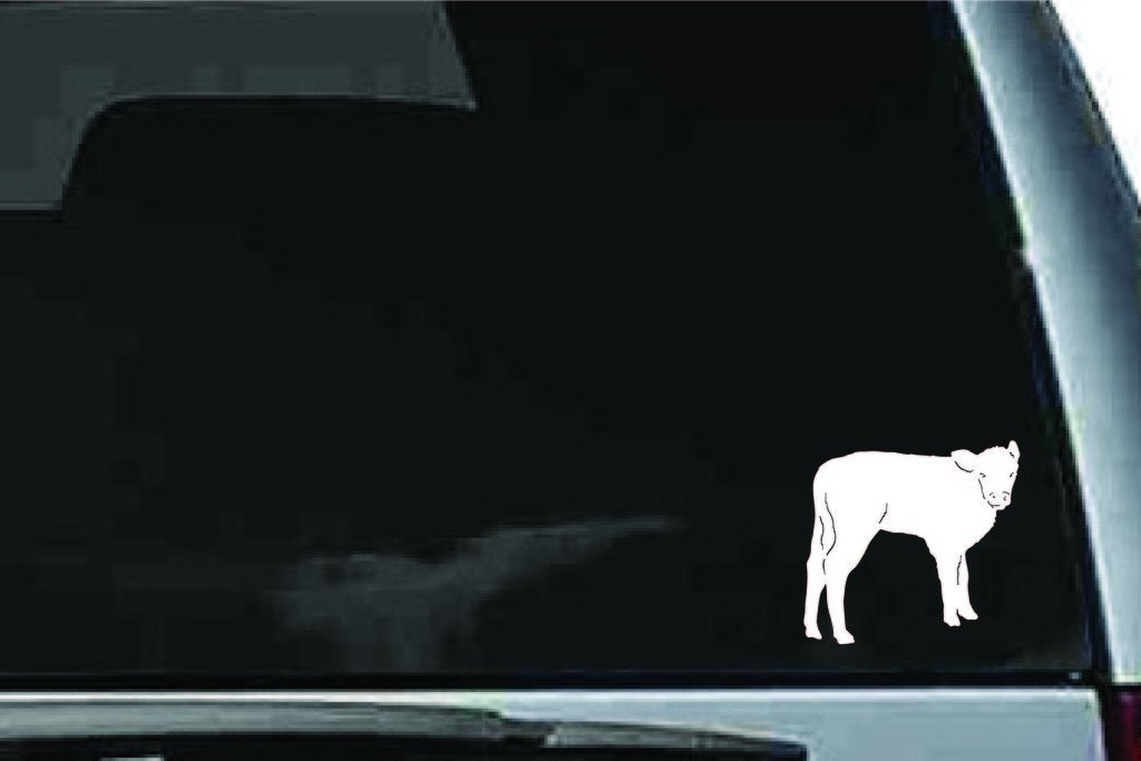 Picniva Cow Sty72 Vinyl Car Window Decal, Approx 5 in