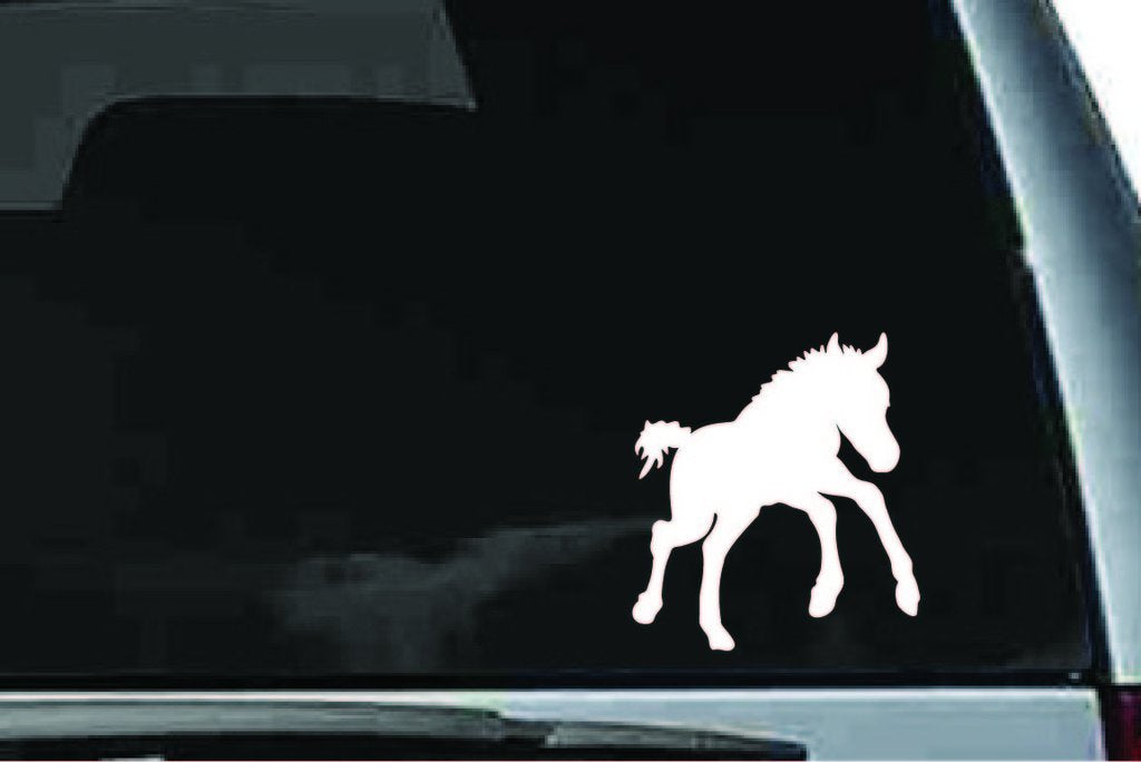 Picniva Horse Sty24 Vinyl Car Window Decal, Approx 5 in