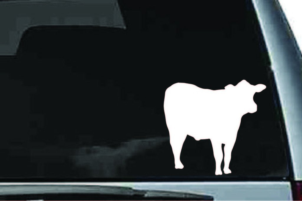 Picniva Cow Sty61 Vinyl Car Window Decal, Approx 5 in