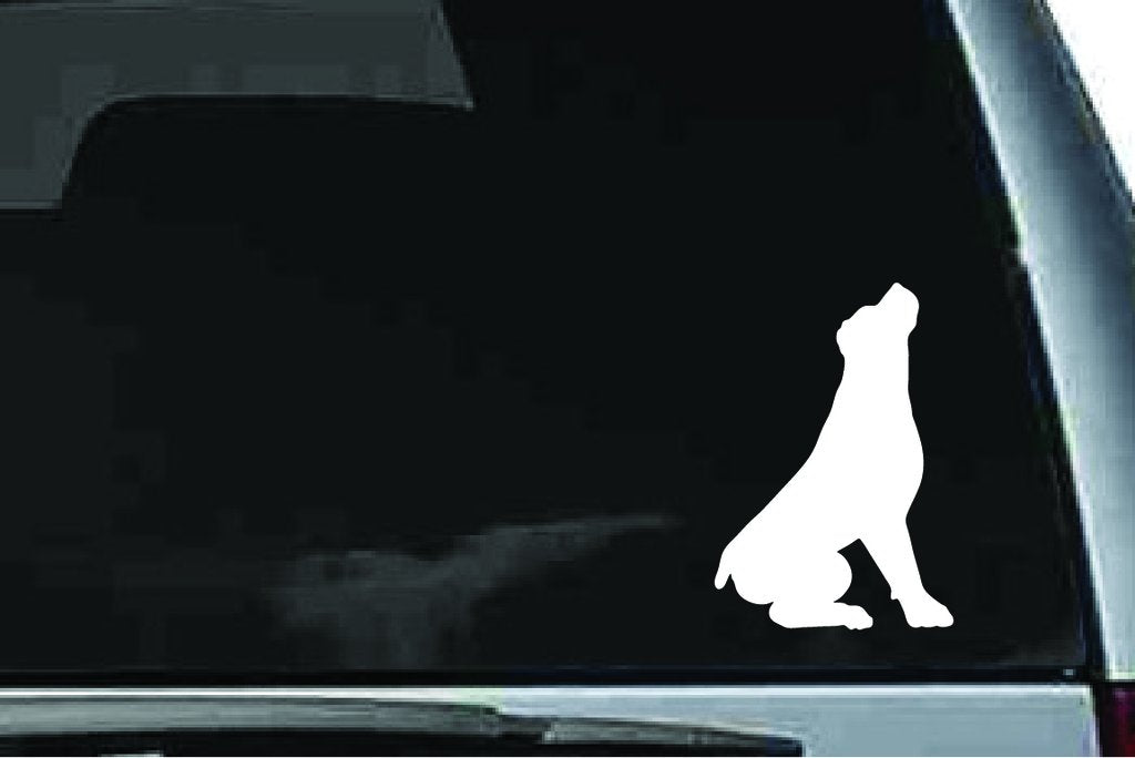 Picniva Rottweiler Dog Sty1a Vinyl Car Window Decal, Approx 5 in