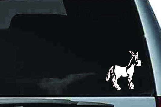 Picniva Donkey Sty6 Vinyl Car Window Decal, Approx 5 in