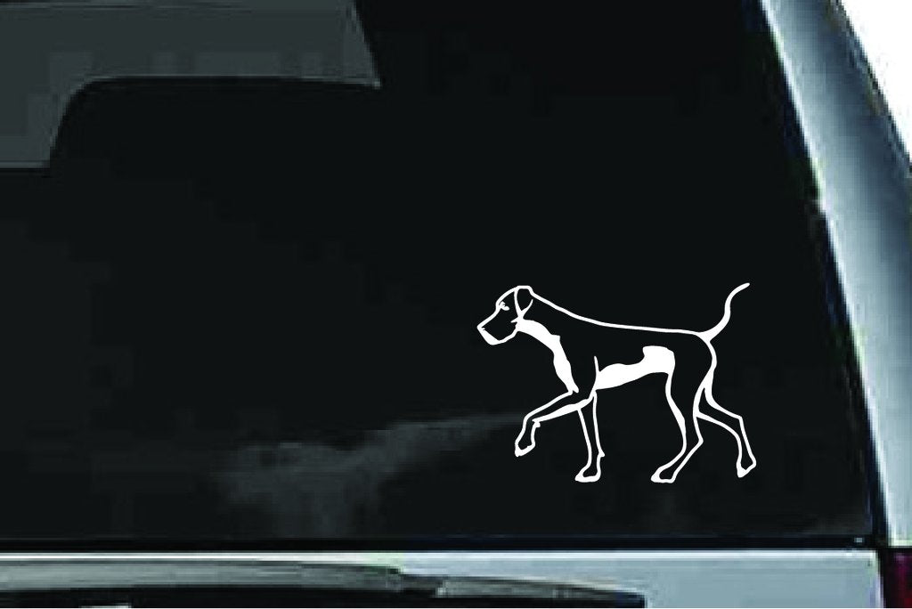 Picniva Great Dane Dog Sty23 Vinyl Car Window Decal, Approx 5 in