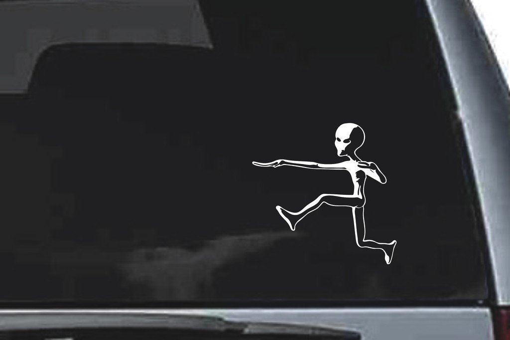 Picniva Alien Sty11 Vinyl Car Window Decal, Approx 5 in