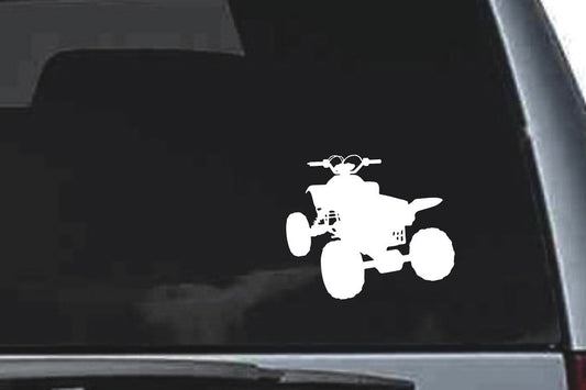 Picniva ATV Quad Sty5a Vinyl Car Window Decal, Approx 5 in