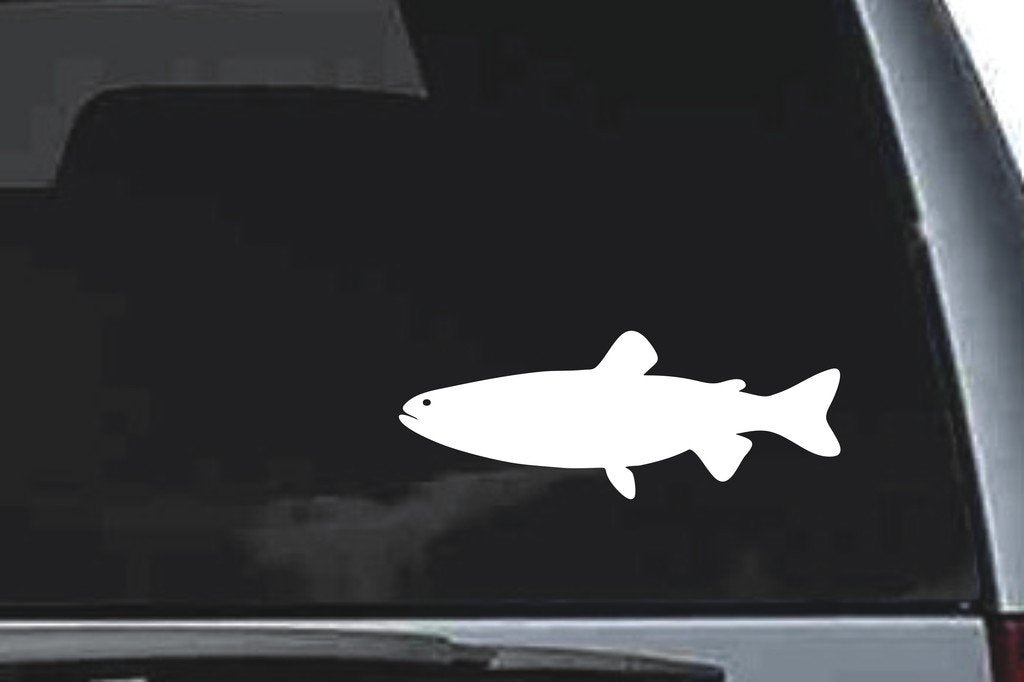 Picniva Fish Sty54 Vinyl Car Window Decal, Approx 5 in