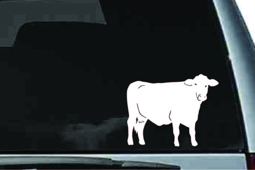 Picniva Cow Sty56 Vinyl Car Window Decal, Approx 5 in