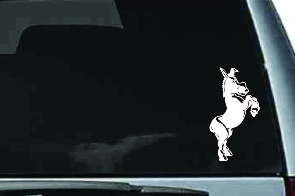 Picniva Donkey Sty9 Vinyl Car Window Decal, Approx 5 in